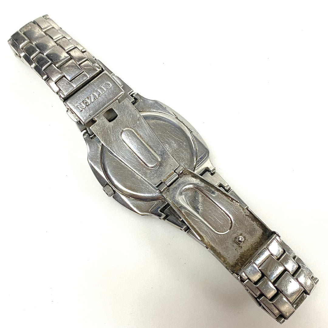 w094 Vintage Citizen Eco-Drive Paradigm Stainless Steel Men's Wrist Watch