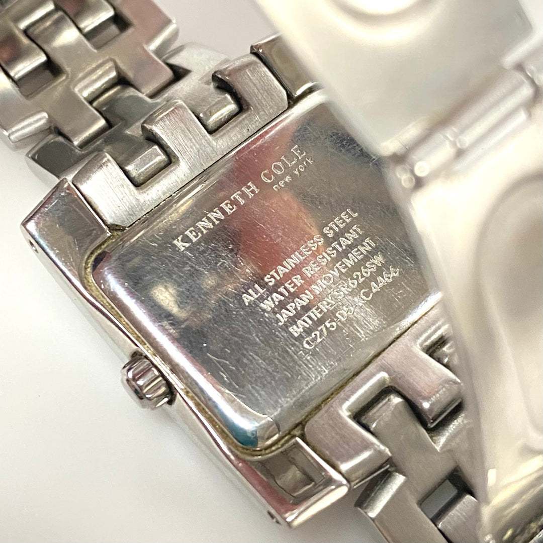 w102 Vintage Kenneth Cole Reaction Quartz Stainless Steel Women's Wrist Watch