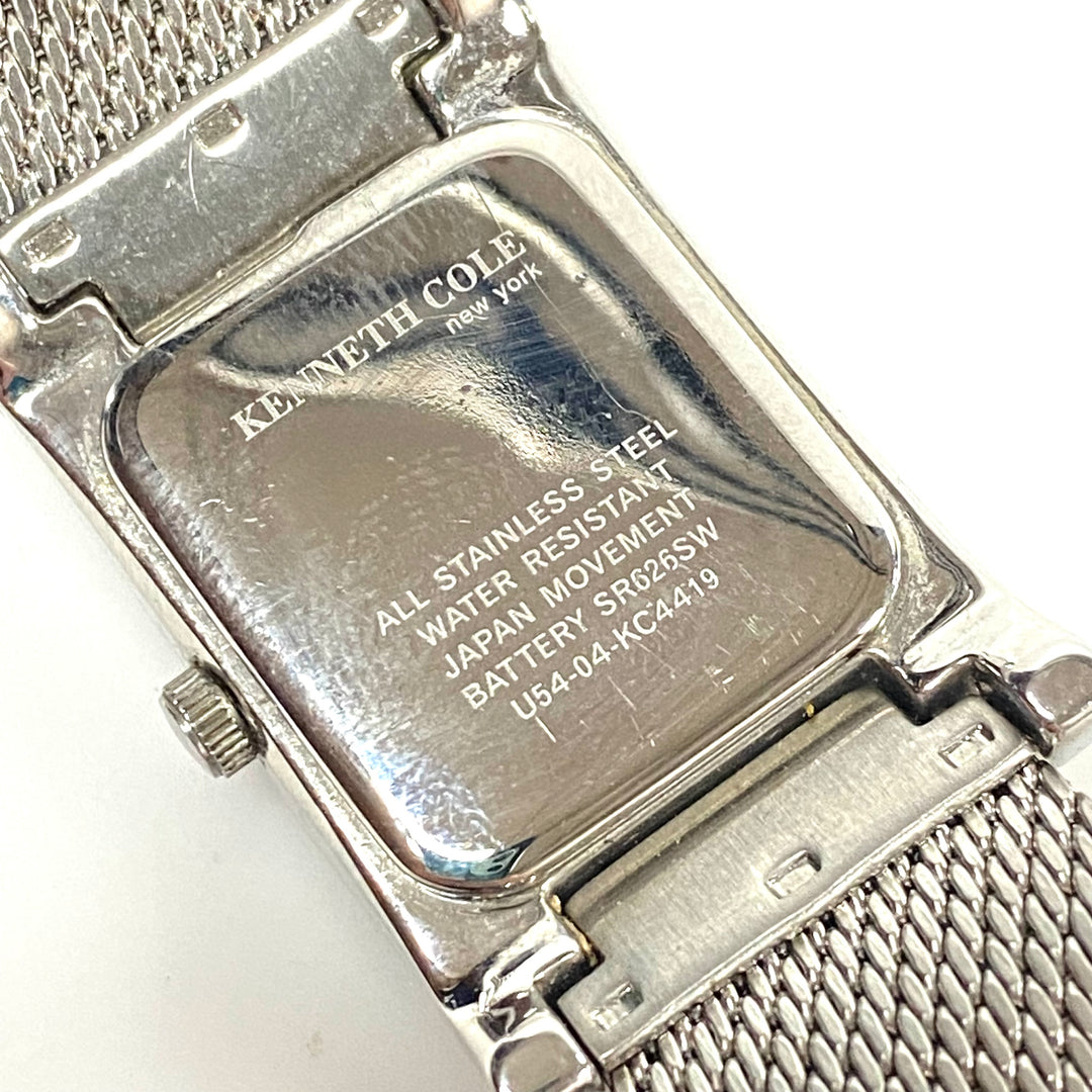 w108 Vintage Kenneth Cole New York Women's Stainless Steel Tank Watch KC4419