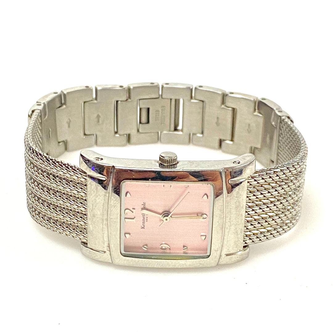 w108 Vintage Kenneth Cole New York Women's Stainless Steel Tank Watch KC4419