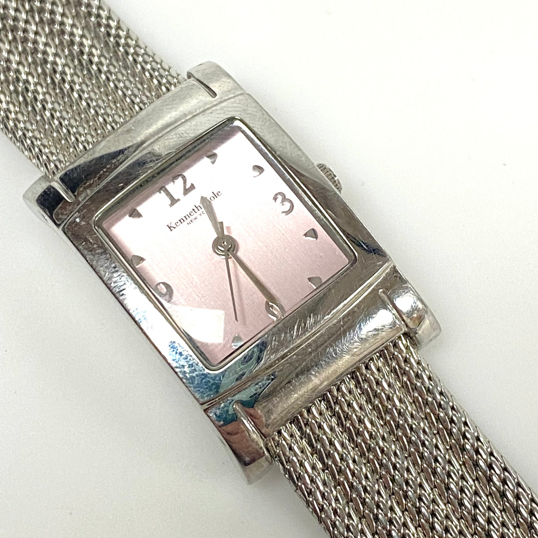 w108 Vintage Kenneth Cole New York Women's Stainless Steel Tank Watch KC4419