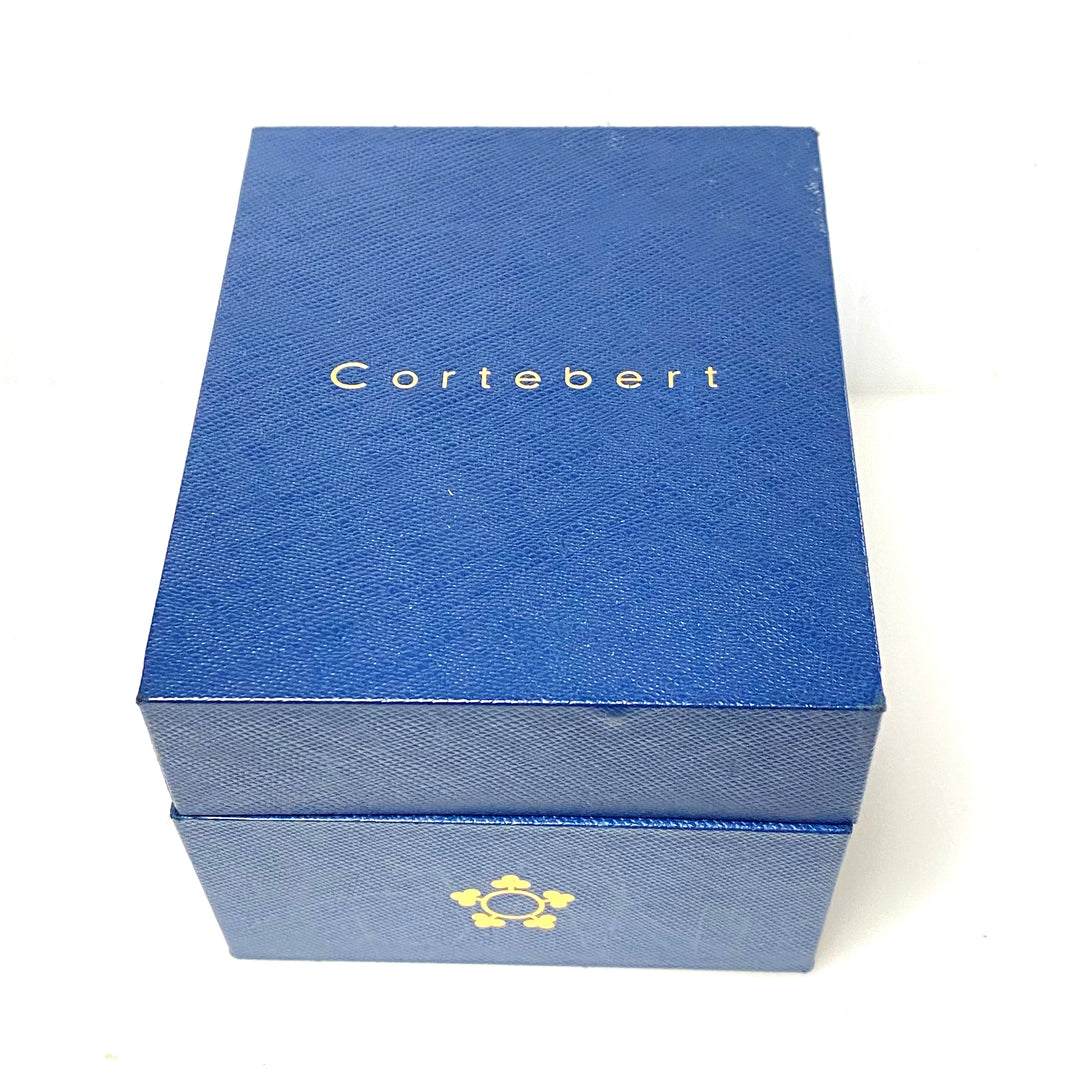w147 Cortébert Elevation WorldTime CB-3008-33 "Cocoa" Stainless Steel Men' Watch