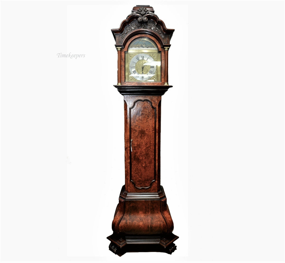 c016 William Peacock Kimbolton Grandfather Clock - Local Pickup Only