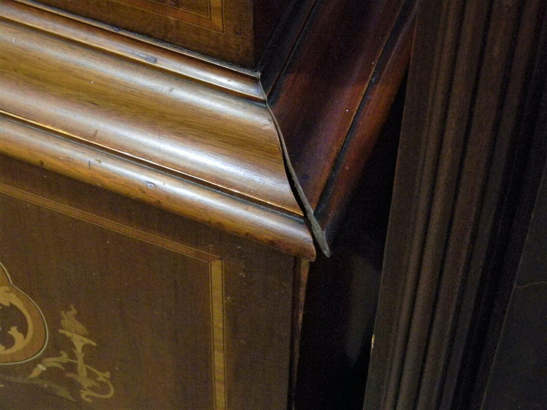 c013 English early 1900's Tall Case Grandfather Clock- Local Pickup Only