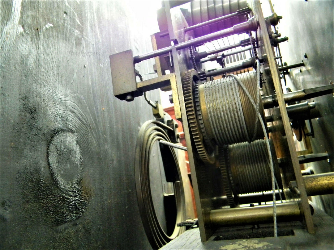 c013 English early 1900's Tall Case Grandfather Clock- Local Pickup Only