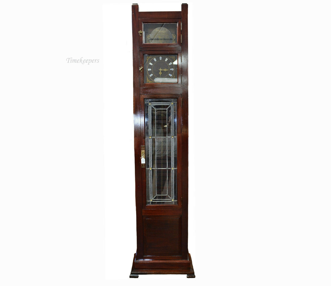 c017 French Musical Mission Style Grandfather Clock 1800's- Local Pickup Only