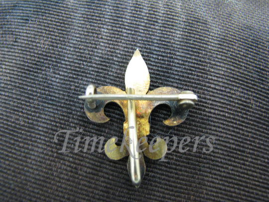 c470 Vintage Fleur de Leis Watch Pin