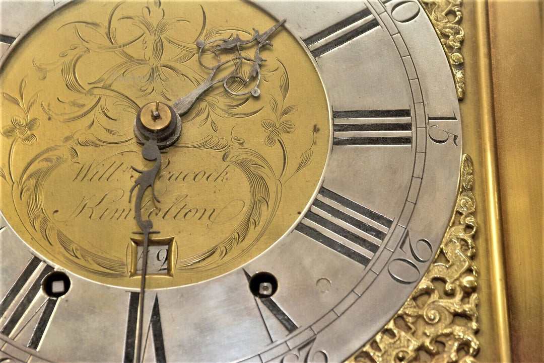 c016 William Peacock Kimbolton Grandfather Clock - Local Pickup Only