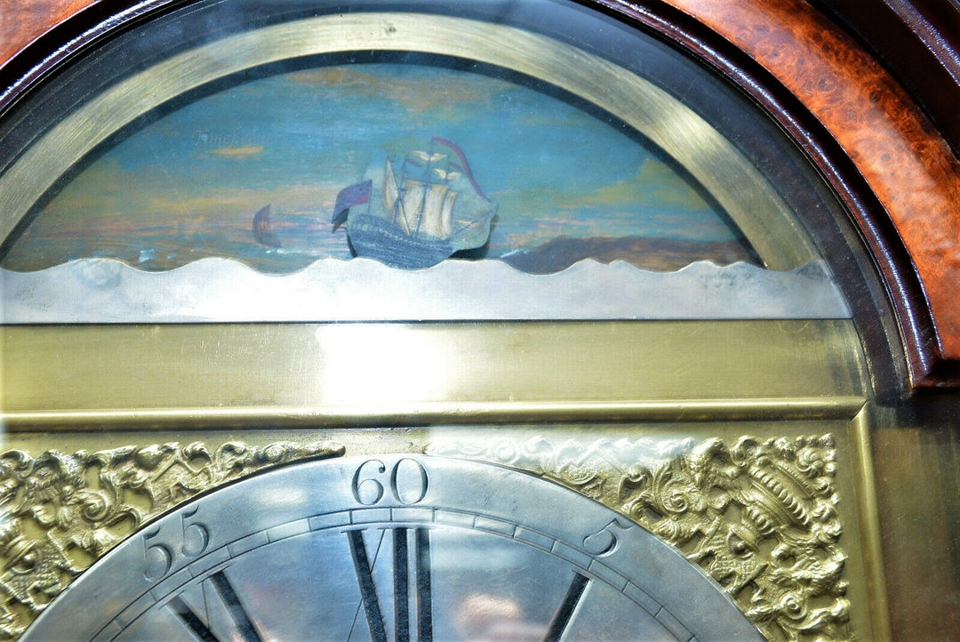 c016 William Peacock Kimbolton Grandfather Clock - Local Pickup Only