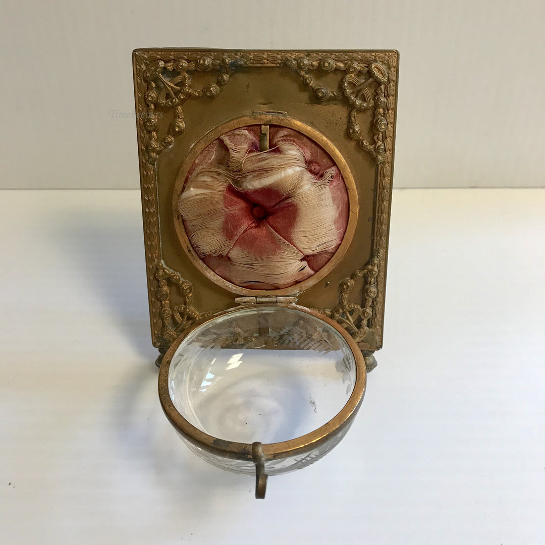 f400 Antique Pocket Watch Holder Stand Case Collectible Display