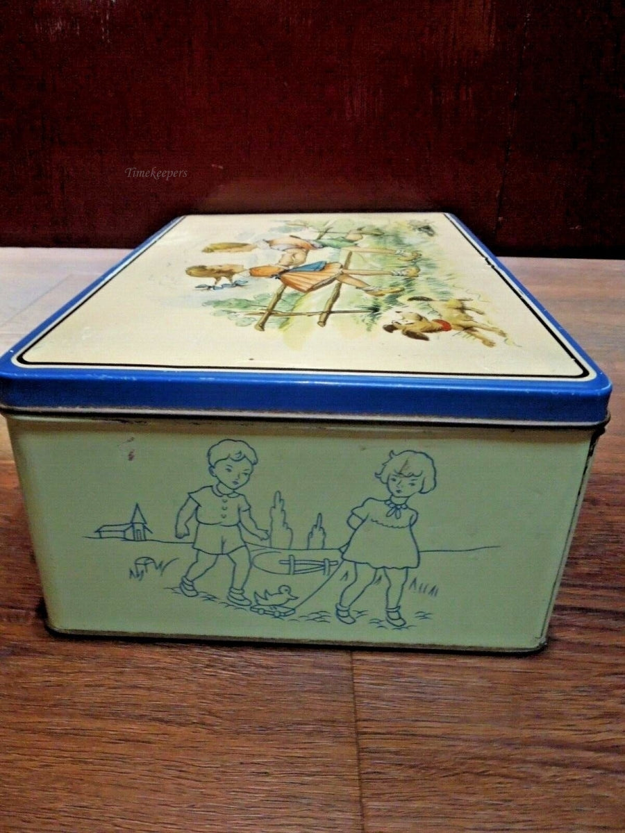 r606 Vintage Van Melle Tin Gift Souvenir Jewelry Trinket Box