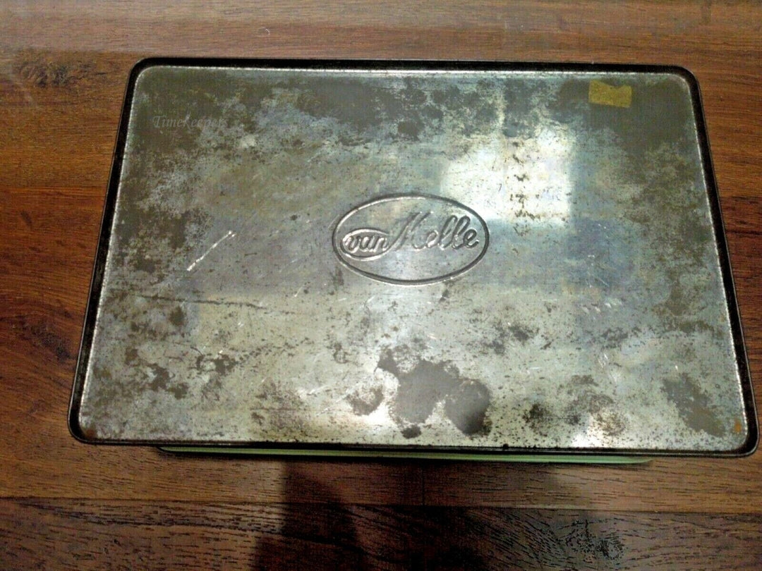 r606 Vintage Van Melle Tin Gift Souvenir Jewelry Trinket Box