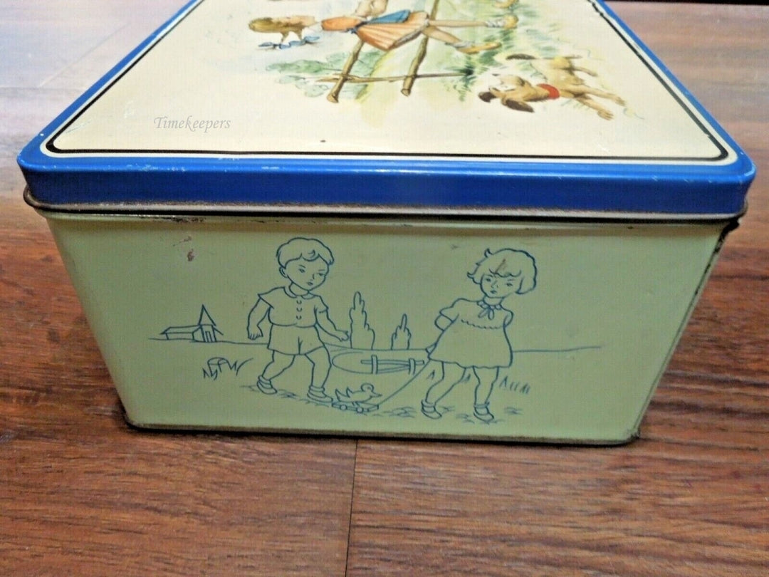 r606 Vintage Van Melle Tin Gift Souvenir Jewelry Trinket Box