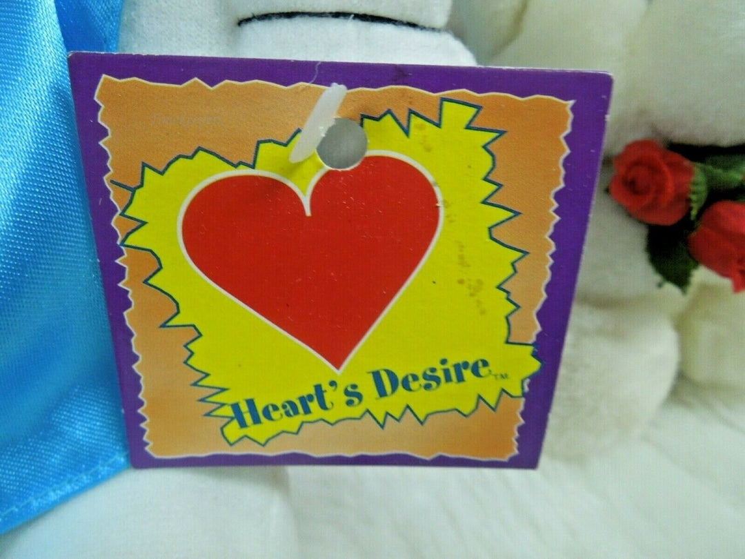 q853 Vintage Pair of Cute Teddy Bears Plush Toy Rare Stuffed Toy