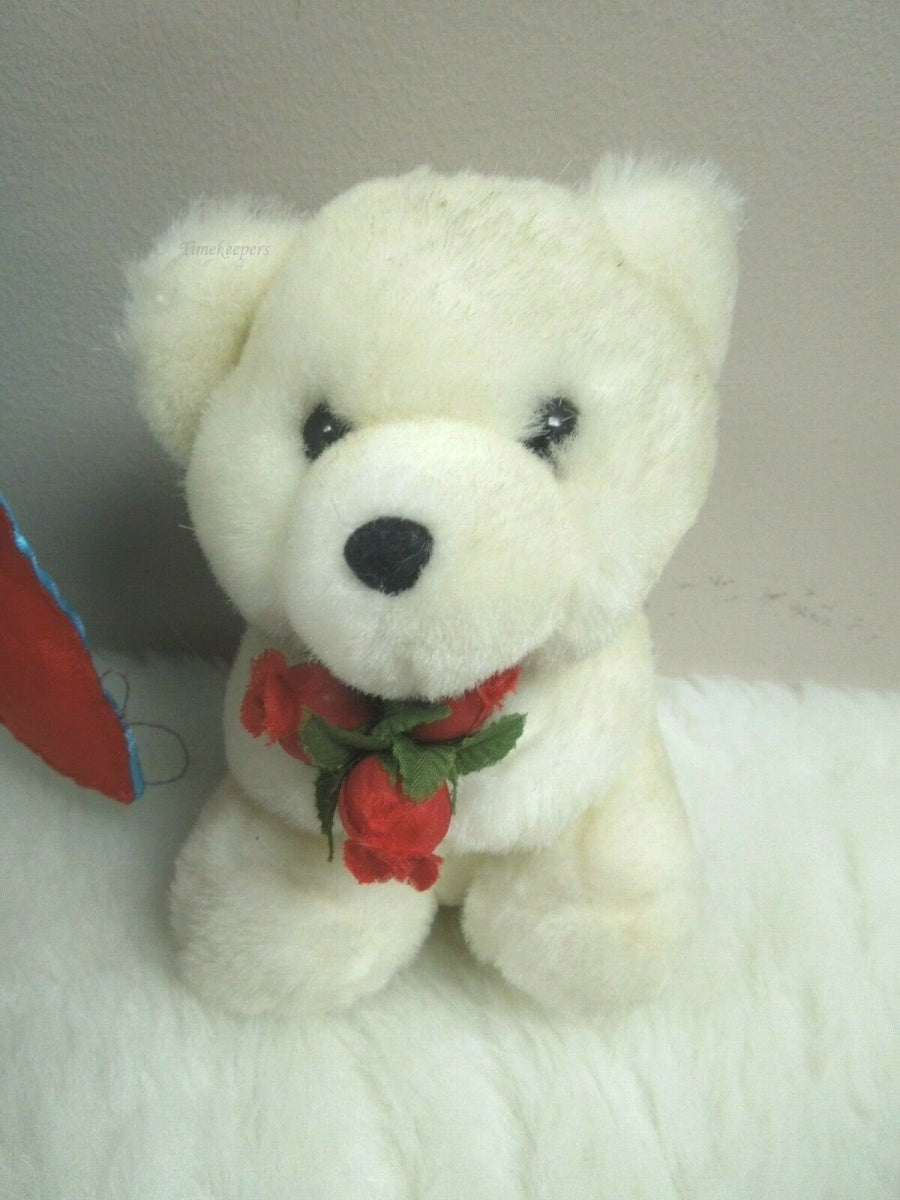 q853 Vintage Pair of Cute Teddy Bears Plush Toy Rare Stuffed Toy