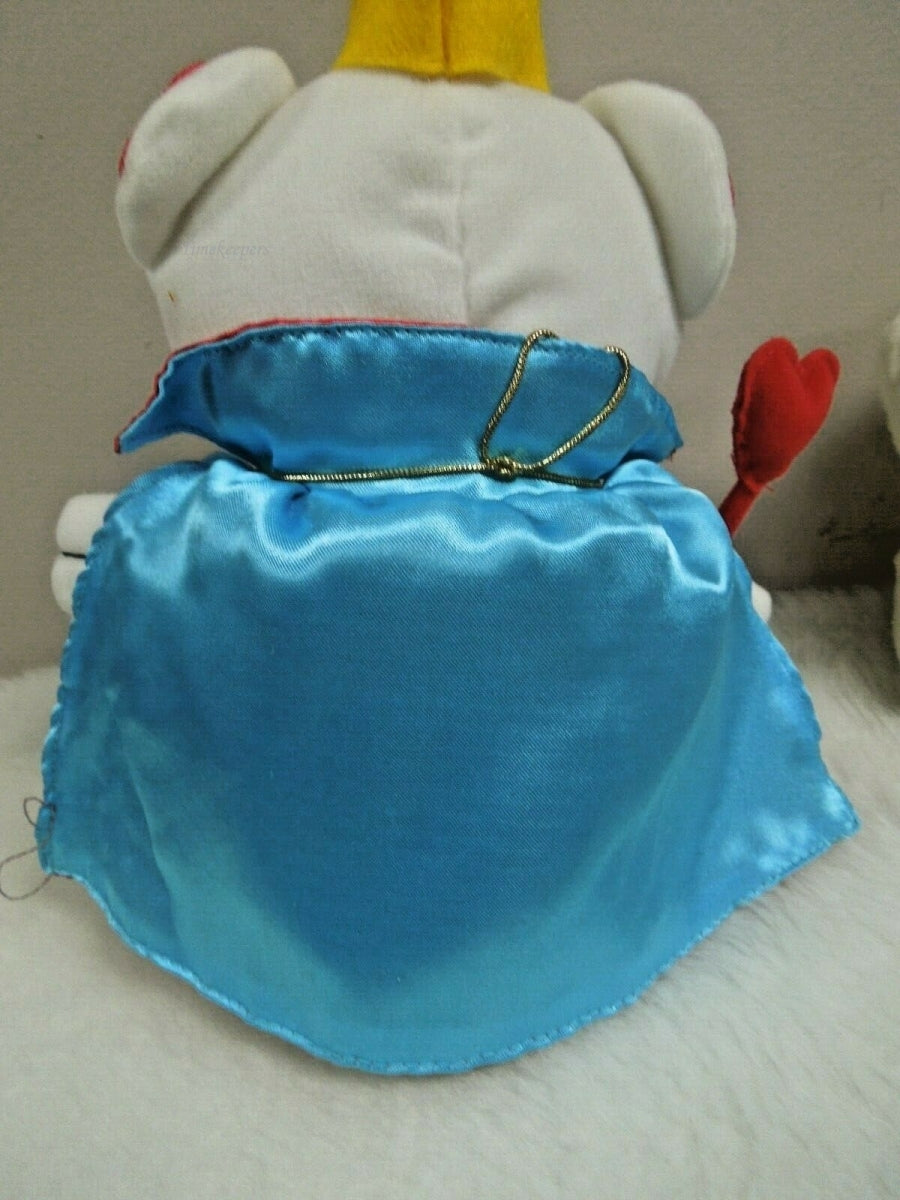 q853 Vintage Pair of Cute Teddy Bears Plush Toy Rare Stuffed Toy