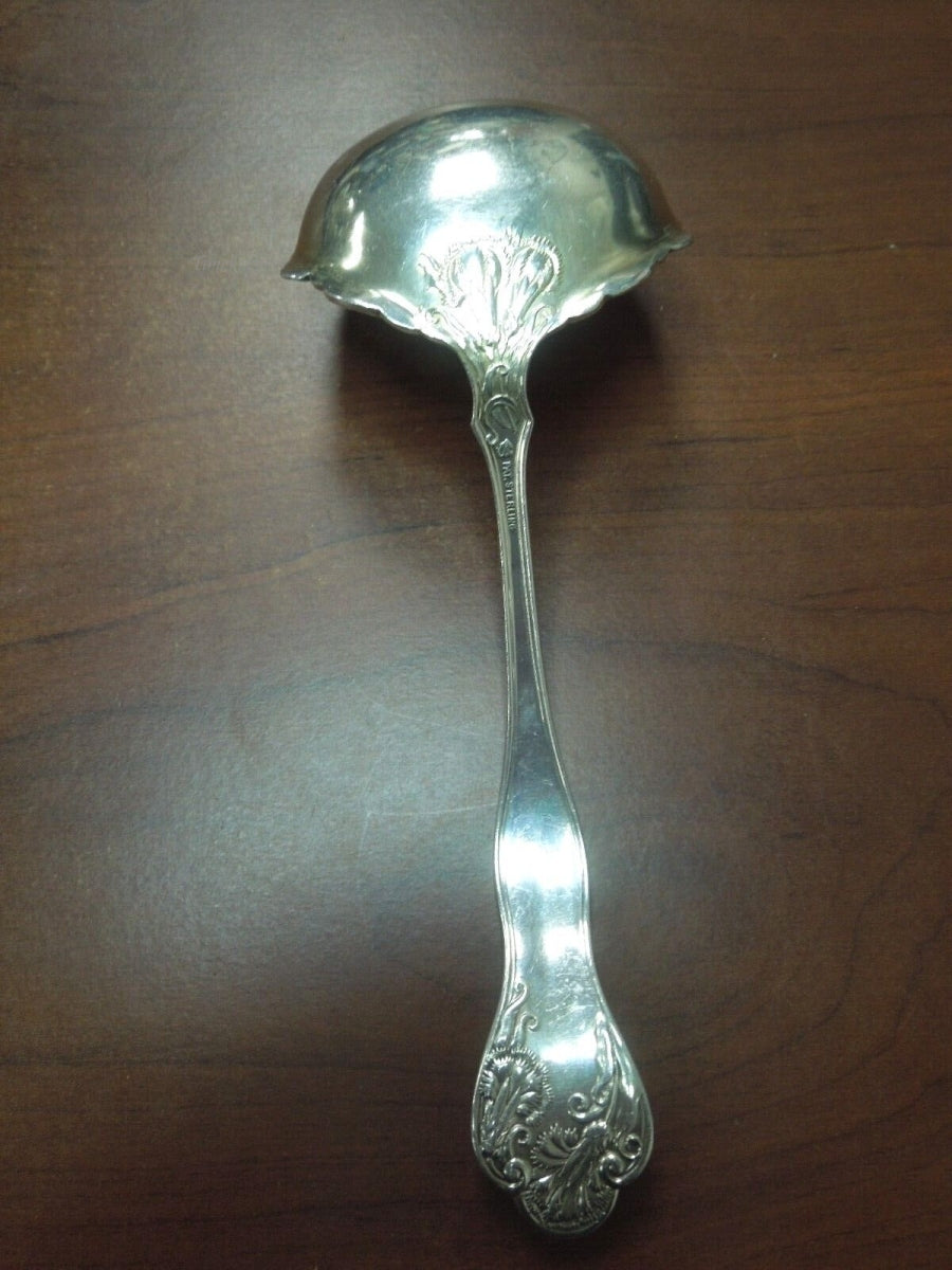 r217 Frontenac by International Sterling Silver Soup Ladle Flowers in Bowl