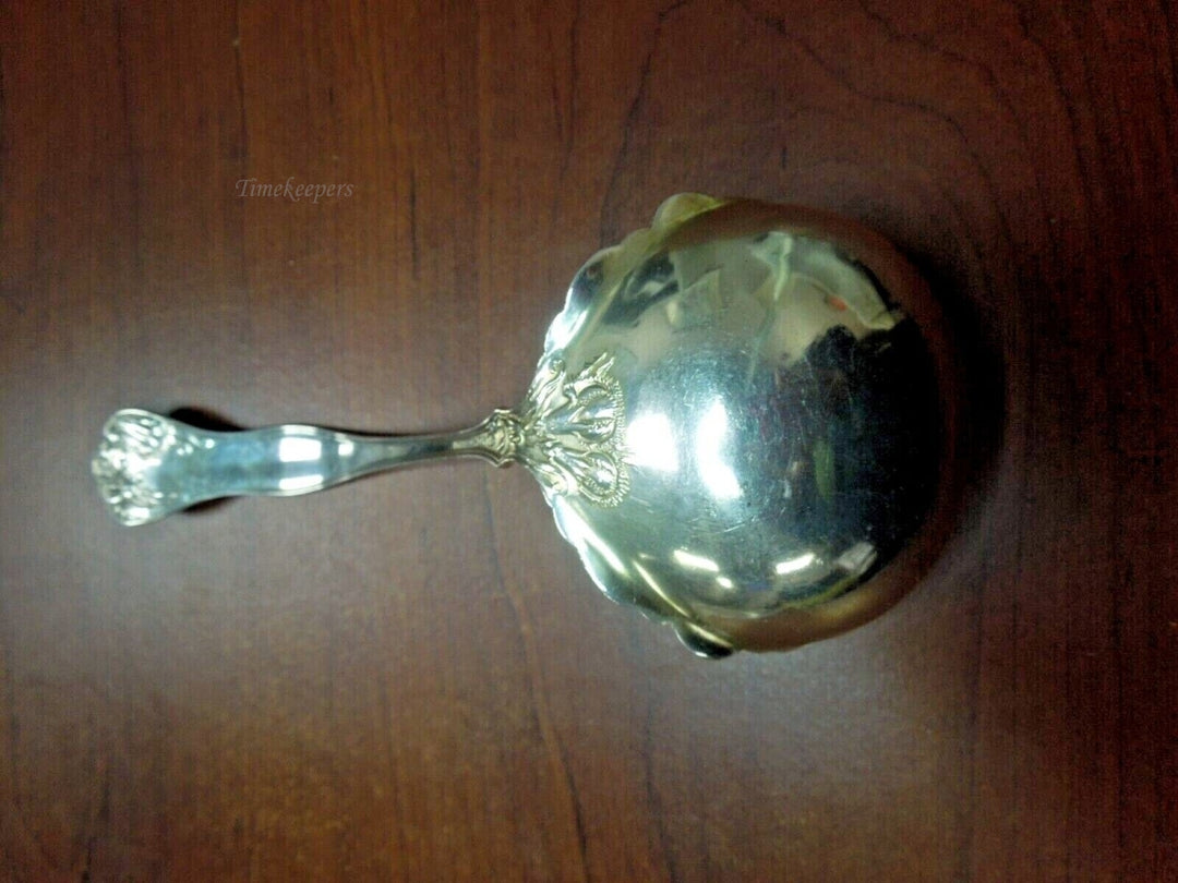 r217 Frontenac by International Sterling Silver Soup Ladle Flowers in Bowl