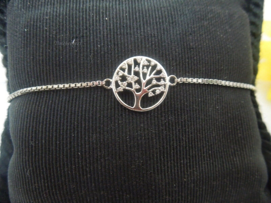 r844 Tree of Life Sterling Silver// Bracelet Tree // 925 Adjustable Bracelet