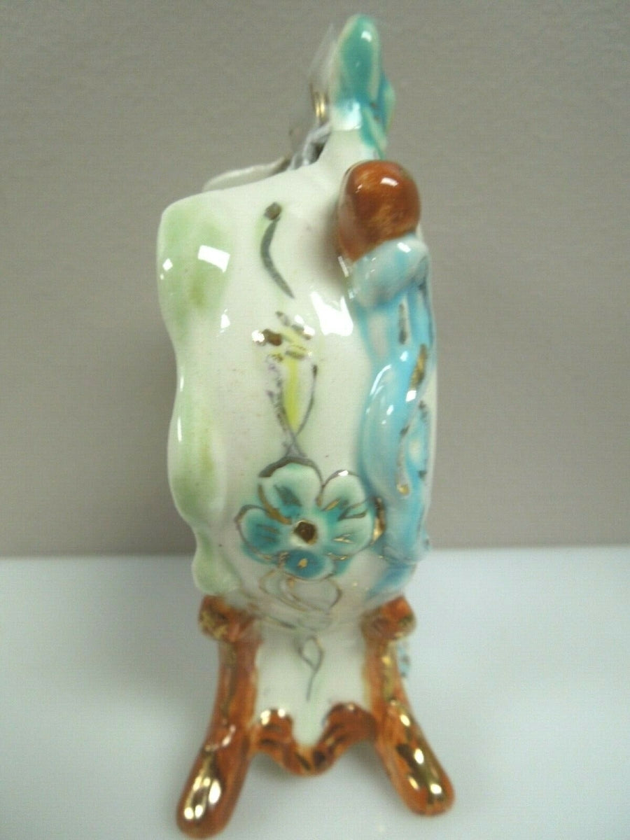 q882 Vintage Ceramic Pocket Watch Stand or Holder Case Collectible