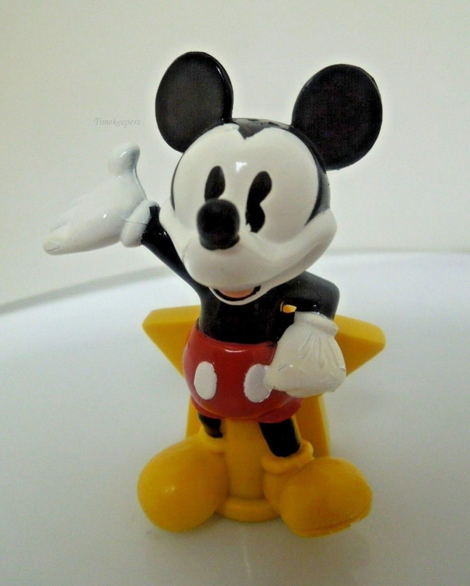 r883  Disney Mickey Mouse PVC 3"Figure Vintage Made In China  