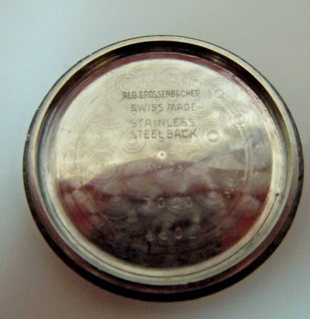 s235 OPTIMA Vintage circa 1940s Military Style Stainless Steel Wristwatch