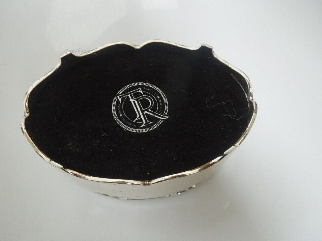 r969 Things Remembered Silver Plated Filigree Keepsake Jewelry Box-Mom Engraved