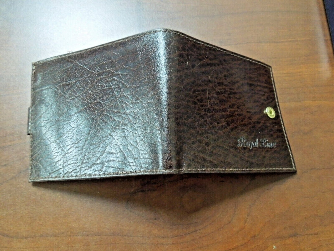 r268 Royal Line Bufalo Made In Italy Men's Wallet New Brown Color comes with box