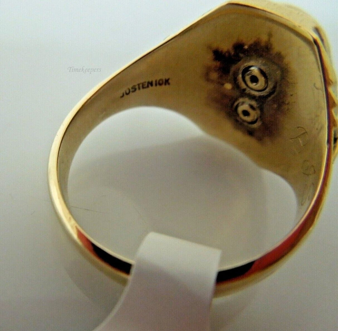 r735 Vintage 10k Yellow Gold 1967 Clayton Class School Ring Size 9(USA) Signed 7.4g