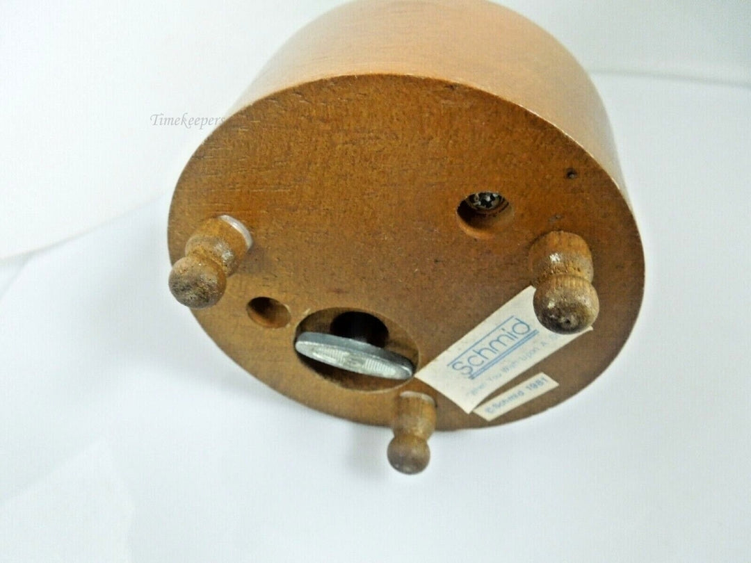 s025 Schmid Music Box Wood  Motion Christmas Tree Wish Upon a Star Vintage