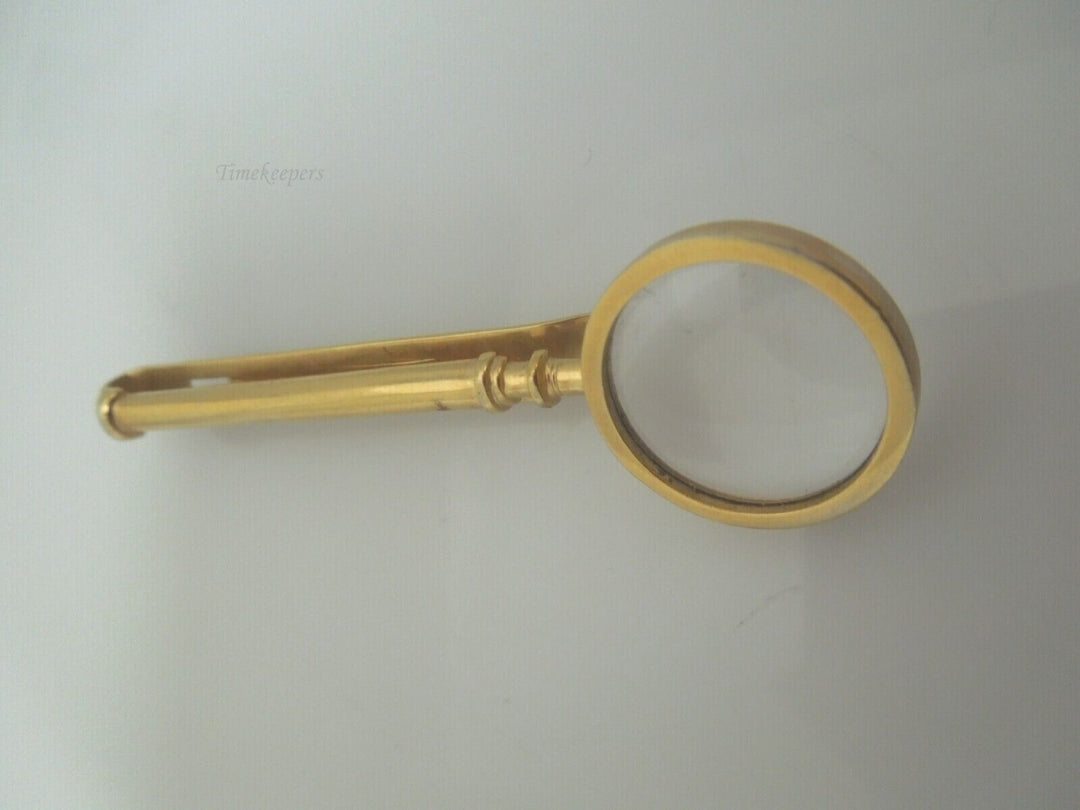 r645 Carved Glass Bar Brooch Pin Swank Tag Vintage Intaglio Men's Tie Suit Jewelry Accessory