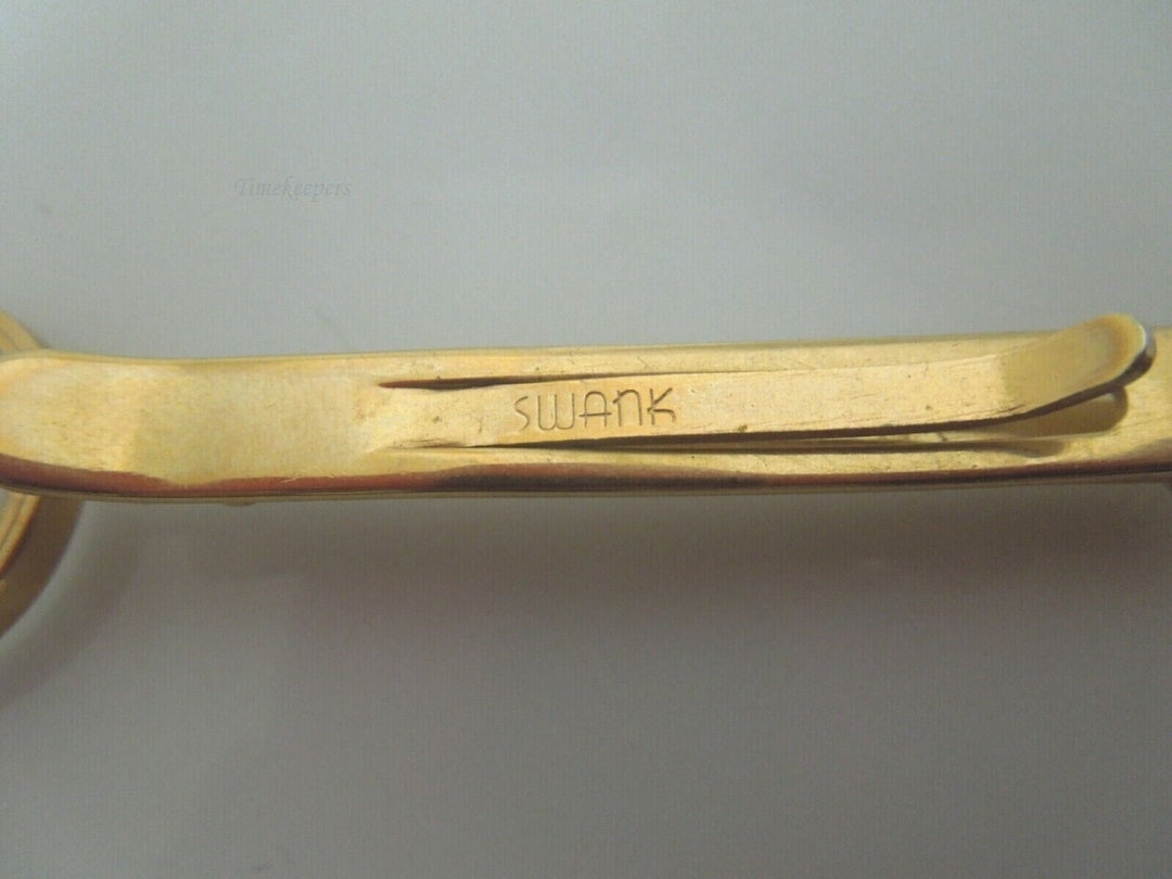 r645 Carved Glass Bar Brooch Pin Swank Tag Vintage Intaglio Men's Tie Suit Jewelry Accessory