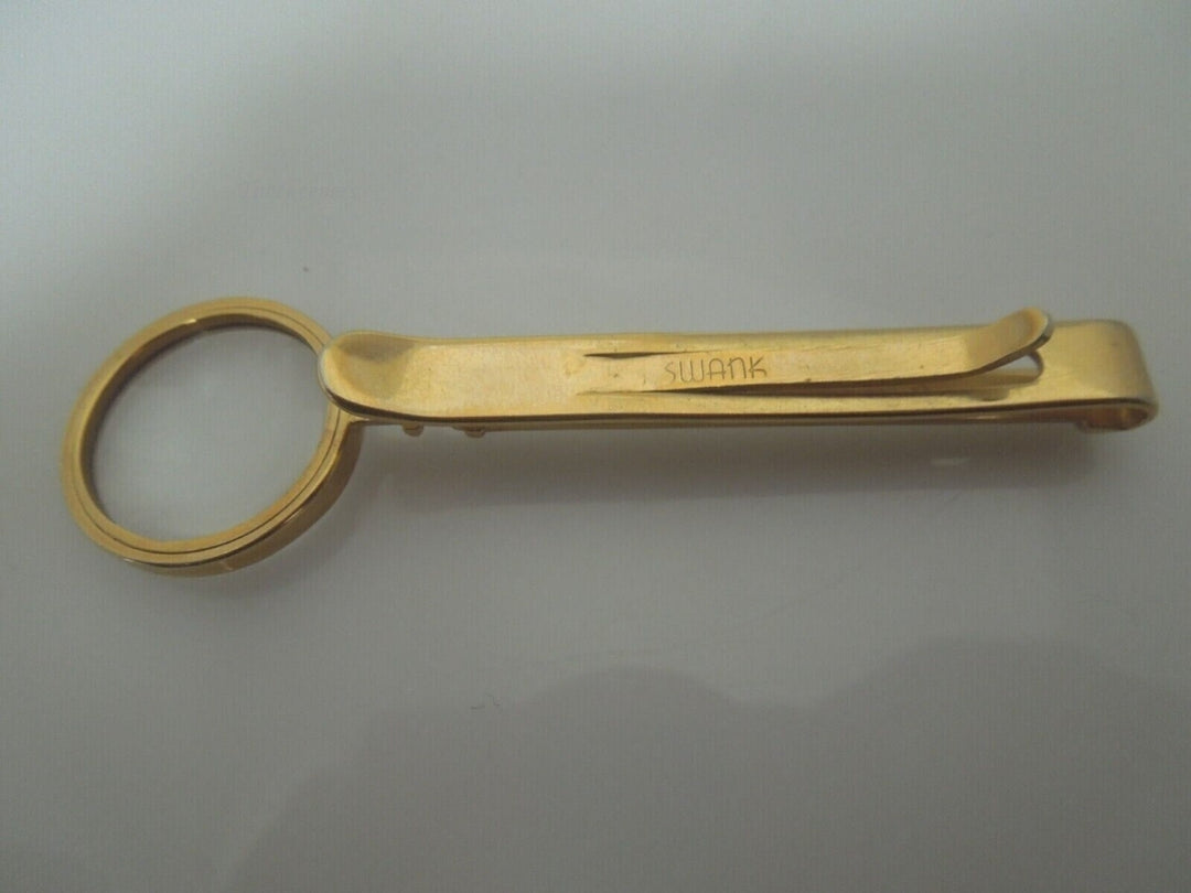 r645 Carved Glass Bar Brooch Pin Swank Tag Vintage Intaglio Men's Tie Suit Jewelry Accessory