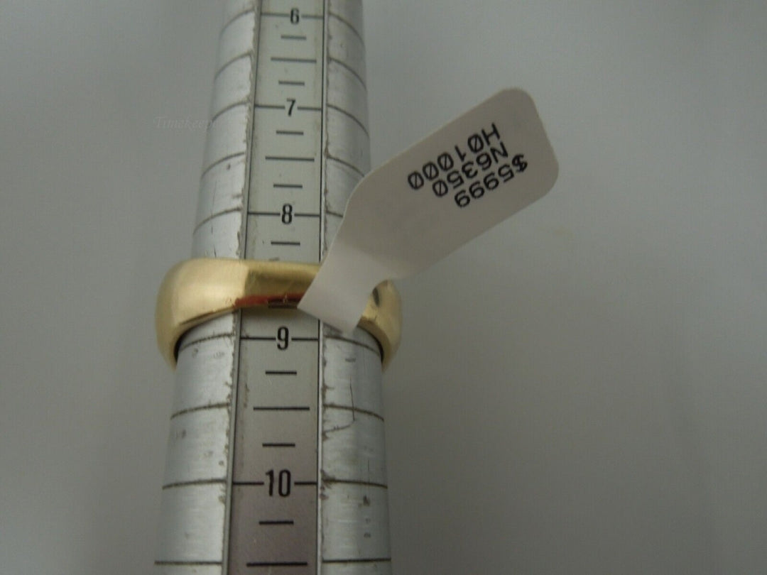 r516 Vintage 14kt Yellow Gold Men's Diamond 1.80 cts Ring Size 8.75 Signed