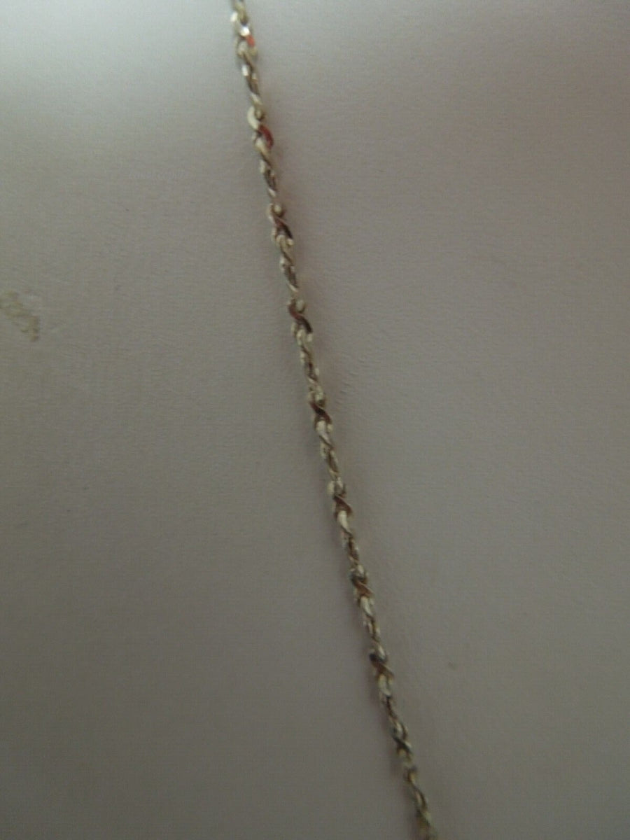 r997 Elegant Sterling Silver Open Heart Pendant Necklace 17"