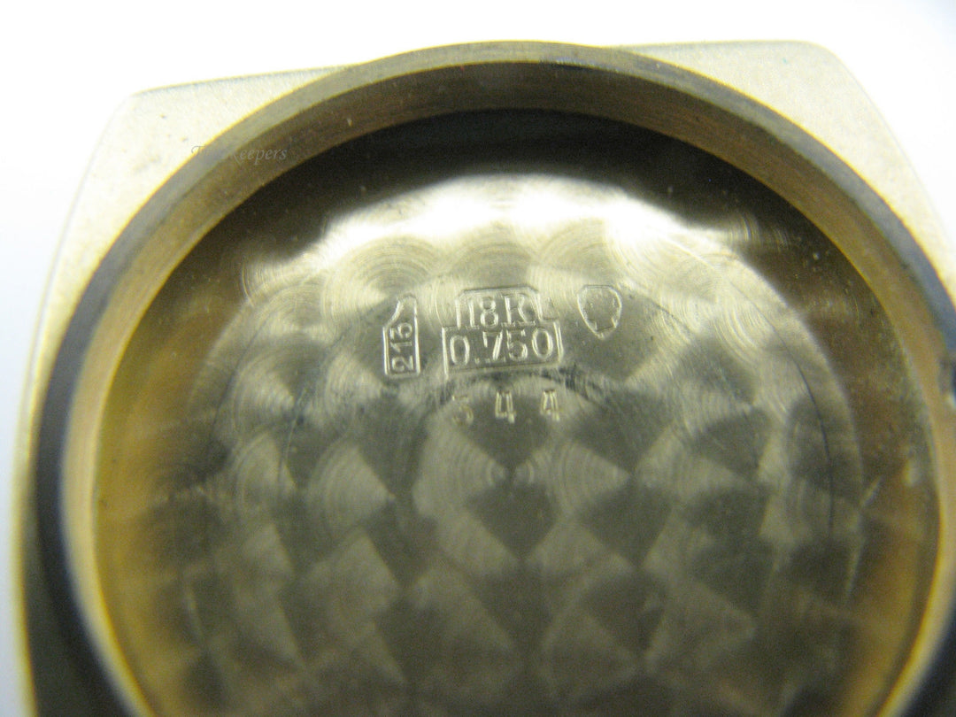 a1015 Vintage 1970's Men's Bucherer Chronometer Watch Date 18k Gold