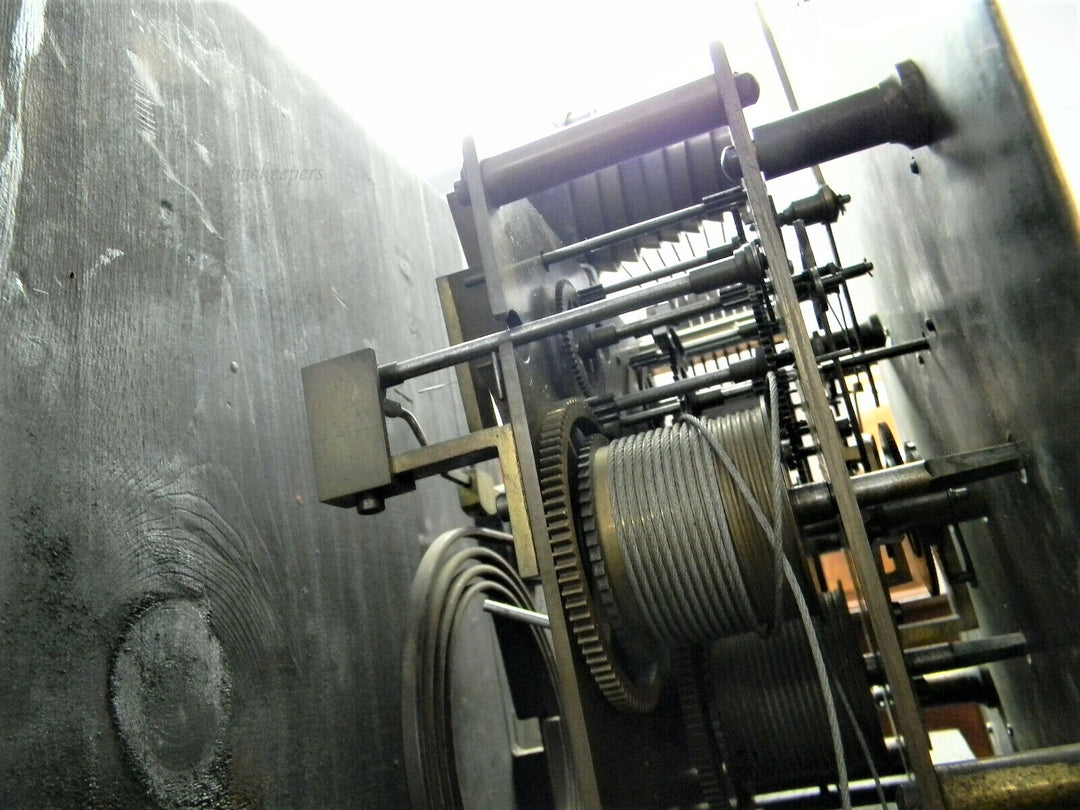 c013 English early 1900's Tall Case Grandfather Clock- Local Pickup Only