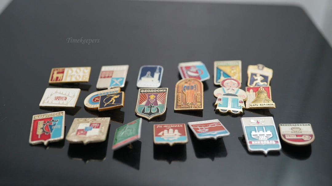 K445 Group of 18 Russian Pins