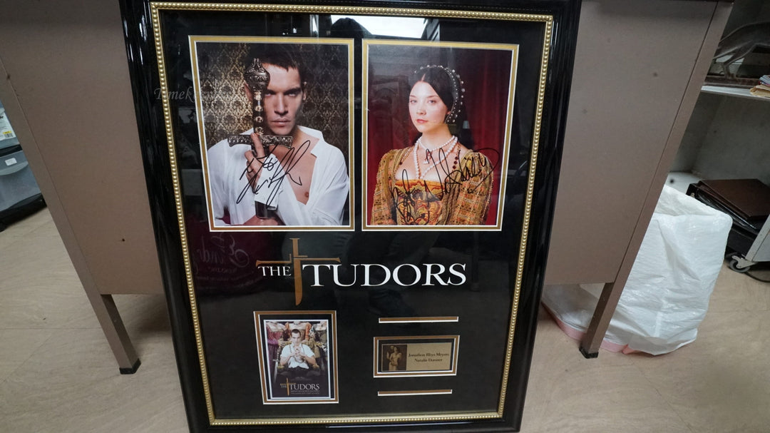 K096 The Tudors Signed Pictures W/ Frame
