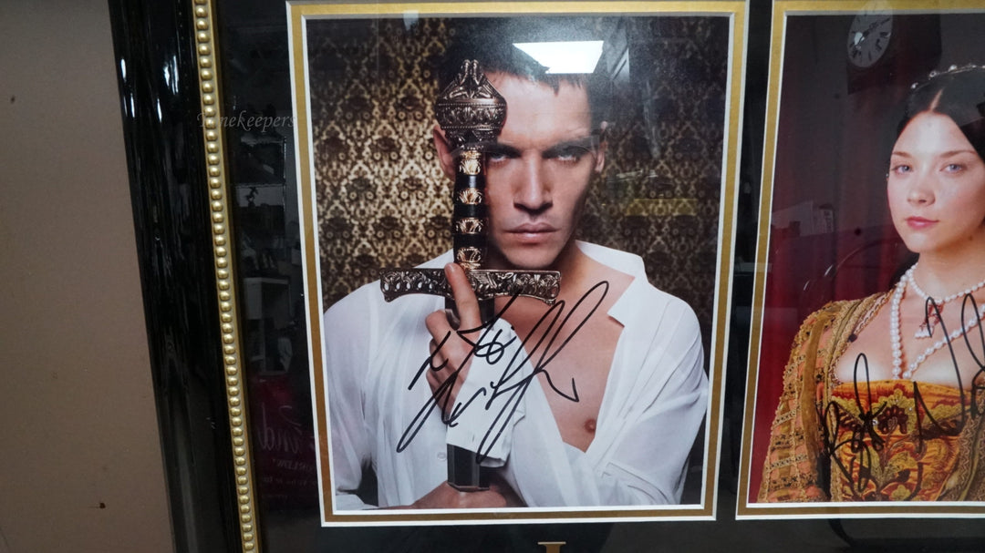 K096 The Tudors Signed Pictures W/ Frame