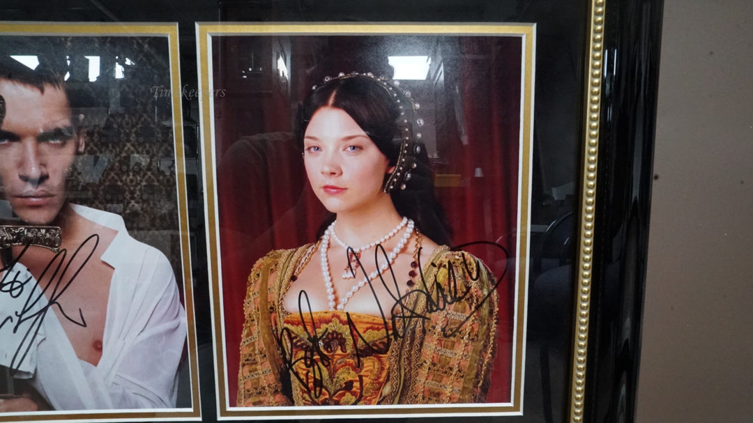 K096 The Tudors Signed Pictures W/ Frame
