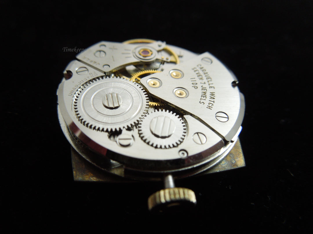 g315 Classic Caravelle VIintage Unisex Watch, Stainless Steel, Leather Band, 7 Jewels