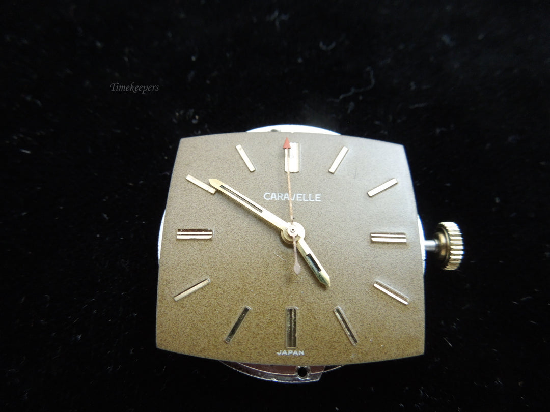 g315 Classic Caravelle VIintage Unisex Watch, Stainless Steel, Leather Band, 7 Jewels