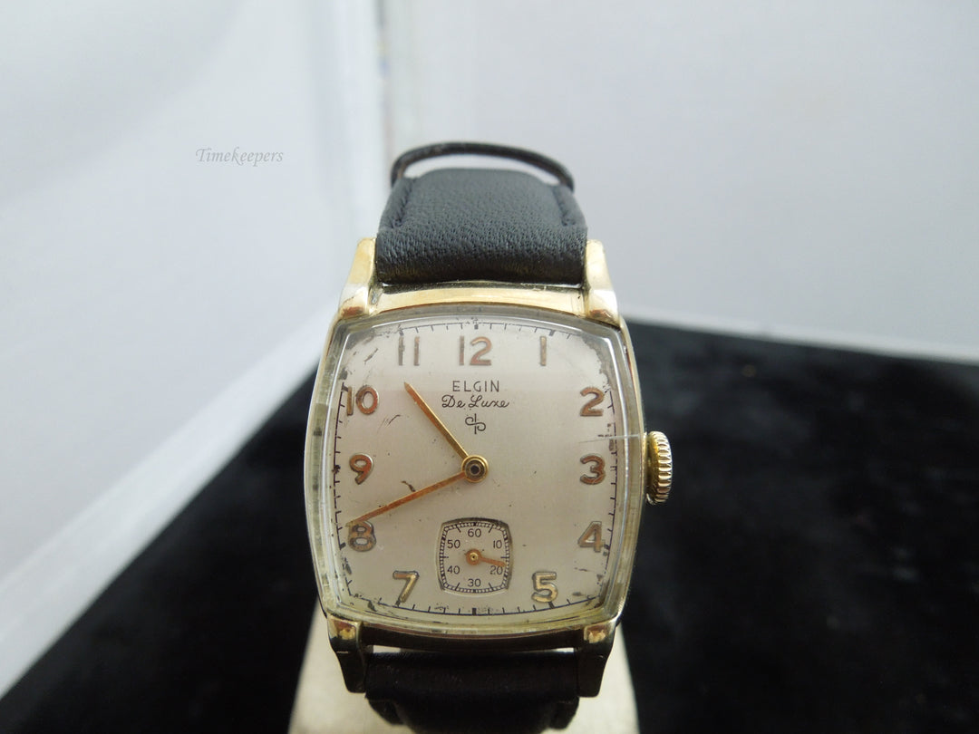 g314 Classic Elgin De Luxe Unisex Watch,  10kt Gold Filled, 17 Jewels