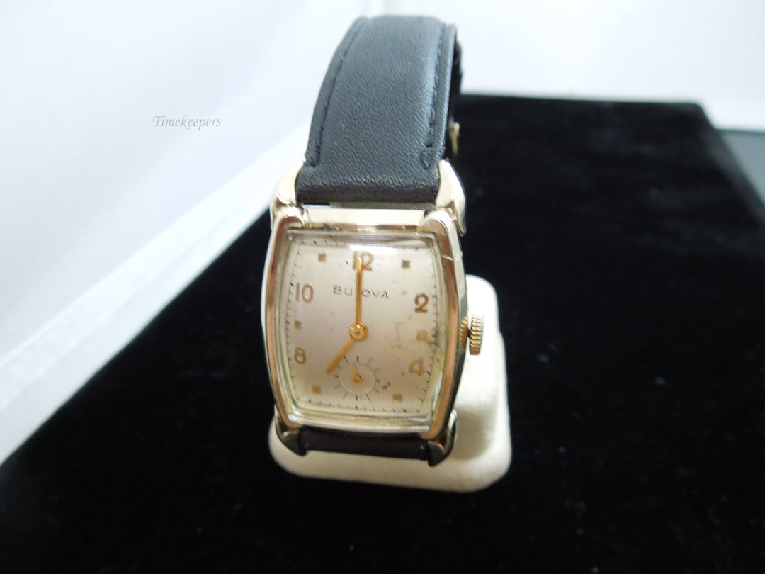 g318 Classic Bulova Unisex Watch, 10kt RGP Bezel w/ Stainless Steel Back &amp; 17 Jewels