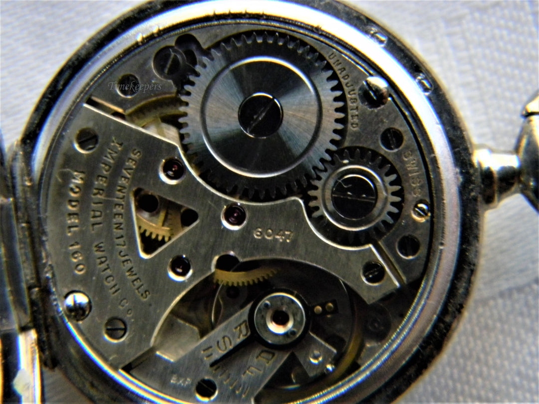 j563 Vintage Imperial Swiss Made - 17 Jewel Pendant Watch in Sterling