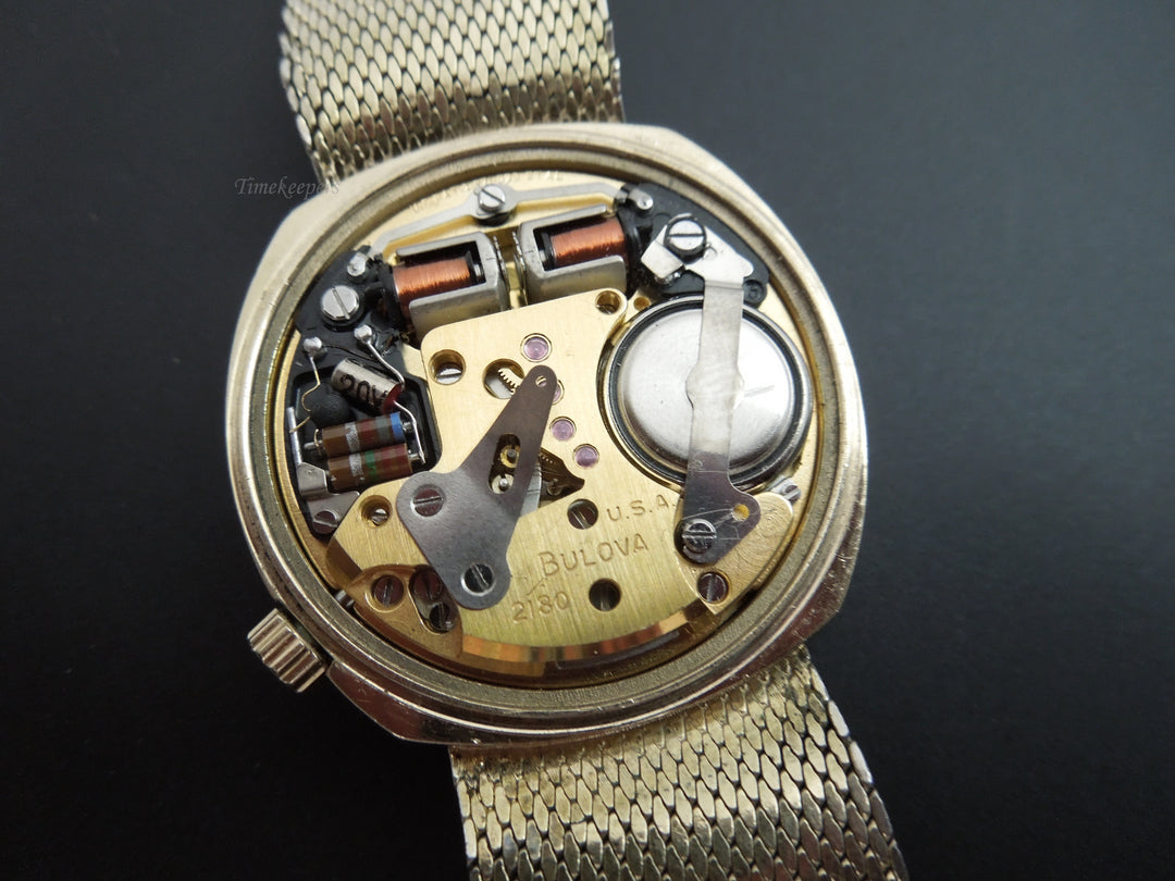 g330 Beautiful 10kt Gold Filled Bulova Accutron Watch