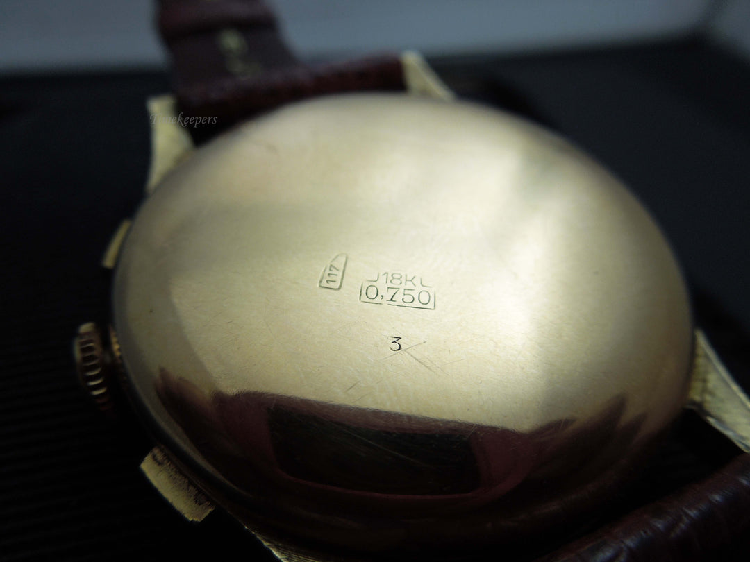 b876 Men's 18kt Yellow Gold Mechanical Suisse Chronographe Wristwatch