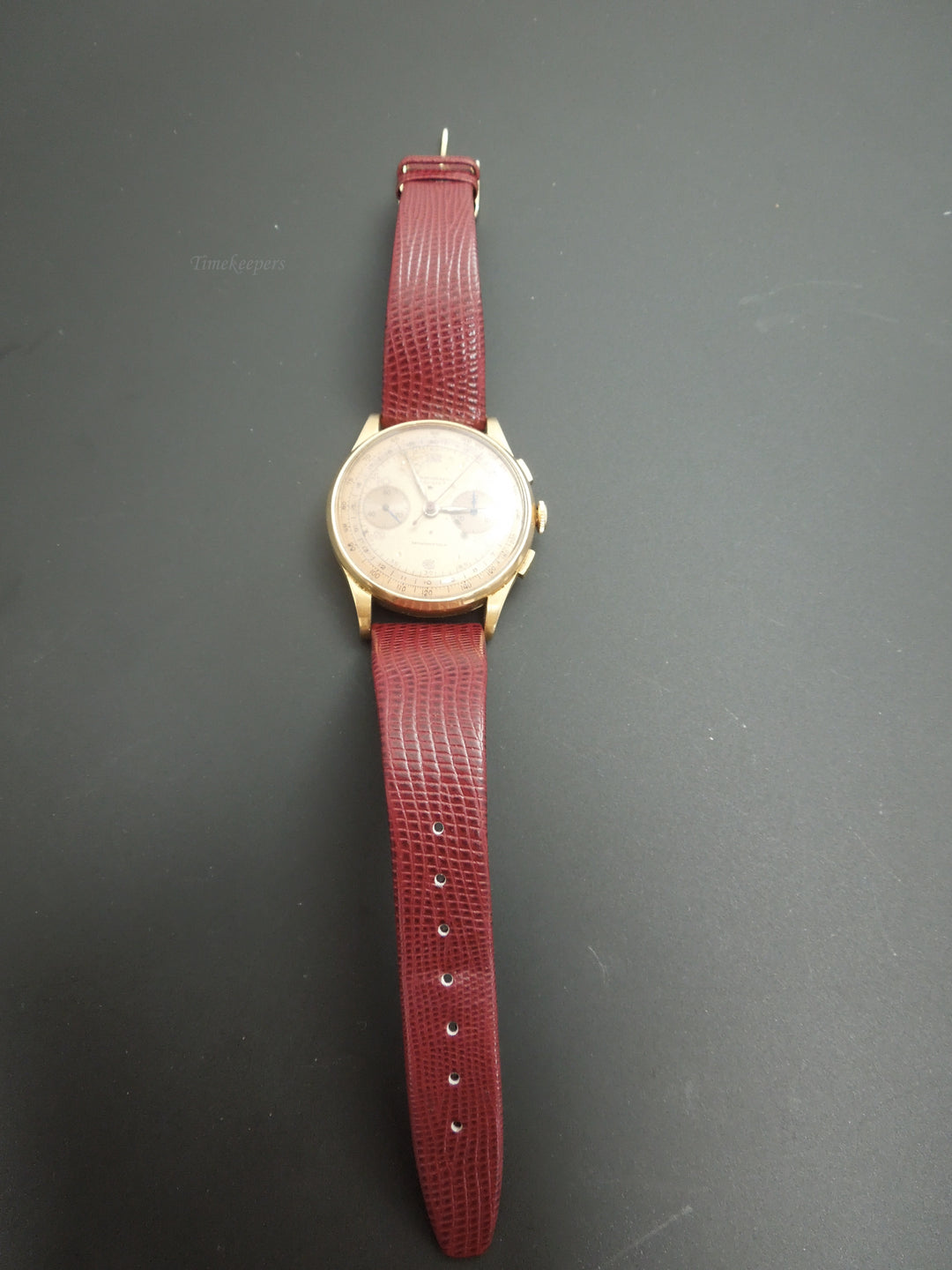 b876 Men's 18kt Yellow Gold Mechanical Suisse Chronographe Wristwatch