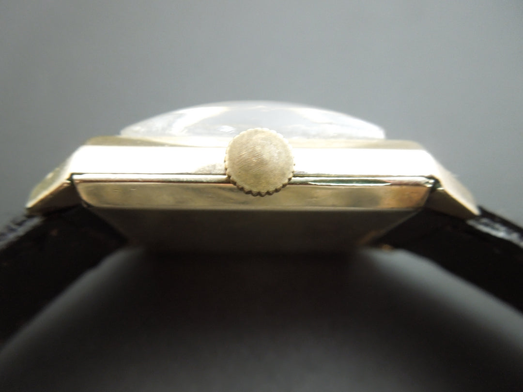 b878 Men's Vintage 10kt Gold Filled Mechanical Longines Wristwatch with original box